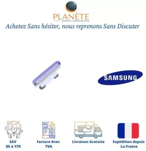 Original Bouton On/Off Awesome Violet pour Samsung GalaxyA72 5G A726/A52 4G A525 - Photo 1 sur 1