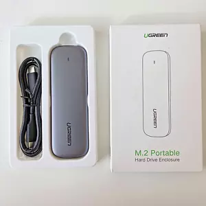 UGREEN Portable HDD Enclosure M.2 B Key USB-A/USB Type-C 3.1 SSD 2230 2242 2280 - Picture 1 of 2