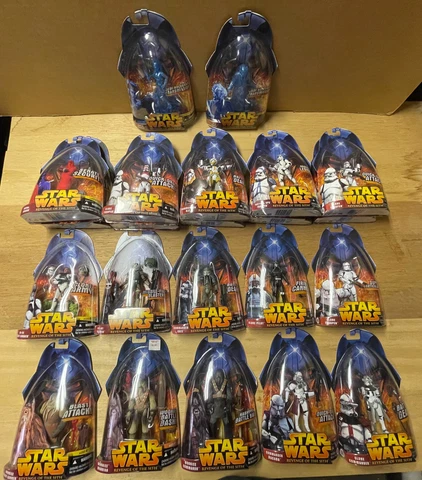 Star Wars Revenge of the Sith Figures ROTS 2005 Variants Lot NEW Cover