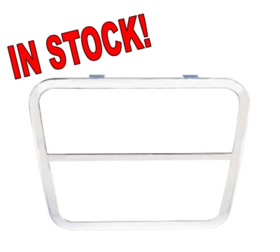 1967-1972 Chevrolet C10 GMC Pickup Truck Brake Clutch Pedal Pad Bezel Stainless - Image 1 of 4
