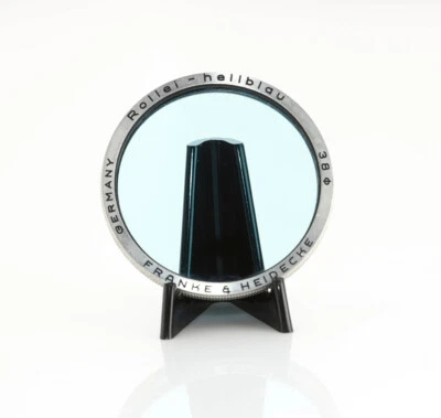 Rollei Rolleiflex Bay III Blau Blue 38mm Filter - Image 1 of 2