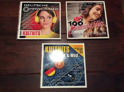 Kulthits Ost & West Deutsche Hits Ohrwürmer  [11 CD] Rio Reiser CITY Karat SILLY - Bild 1 von 2