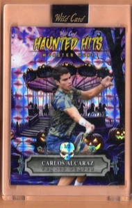 2025 Wild Card Haunted Hits Carlos Alcaraz 1/2  Monster Hunt Multi Sport - Picture 1 of 2