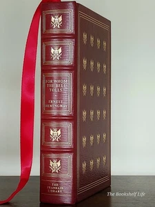 Franklin Library For Whom the Bell Tolls FINE Ernest Hemingway Best-Loved Books - Foto 1 di 20