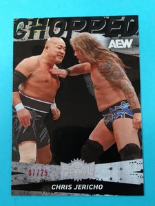 2025 UD AEW Metal Universe - CHRIS JERICHO - #cp-5 BLACK Chopped Insert 07/25 - Picture 1 of 2