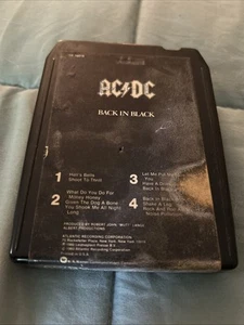AC/DC - Back In Black 8-Track Hells Bells Rock And Roll Ain't Noise Pollution - Bild 1 von 4