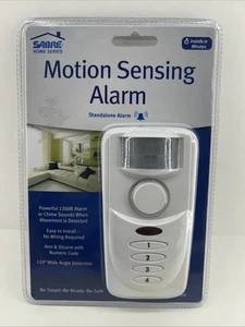 Sabre Motion Sensor Alarm with Keypad - 120dB, White, Model# HS-MSA - Picture 1 of 2