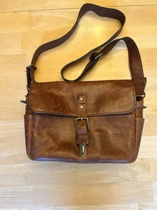 ONA The Bowery Camera Messenger Bag - Antique Cognac Leather used See details - Picture 1 of 7