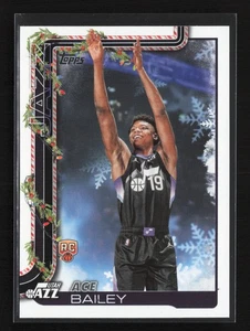 2025-26 Topps Holiday #H165 Ace Bailey Utah Jazz Rookie - Picture 1 of 2
