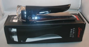 Savora Garlic Press Stainless Steel Nylon Plastic w/Cap - IOB - Picture 1 of 10