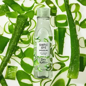 ORIFLAME Simple Joys Shower Gel with Organic Aloe Vera Love Nature 250 ML - Picture 1 of 9