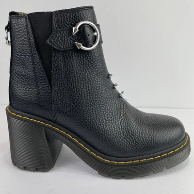 Dr. Martens Spence HDW Milled Nappa Leather Piercing Boots Women's 10 Men's 9 - Image 1 of 4
