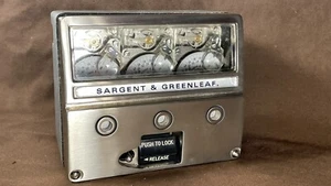 Vintage Sargent Greenleaf NOS 3 Movement Bank Time Lock Vault Clock Safe 144 HR - Bild 1 von 18