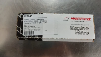 Válvula de admisión de titanio Wiseco VIT043 / titanio VIT043 / KTM, HUSQVARNA, GAS GAS Foto 1 de 2