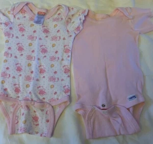 Baby Girl Onsies Pink & Bear- Set of 2 - Picture 1 of 1