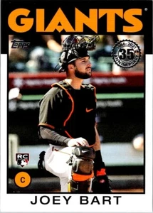 Inserto 35 aniversario Topps 1986 2021 Joey Bart #86B-14 Gigantes de San Francisco - Imagen 1 de 2
