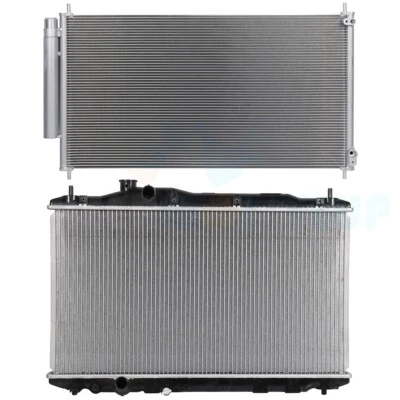 Aluminum Radiator & AC Condenser Cooling Assembly Kit for 2012-2015 Honda Civic - Image 1 of 4