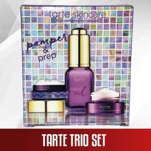 Tarte High Performance Naturals Pamper & Prep Travel Trio Set ~ Brand new in Box - Picture 1 of 4