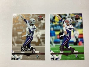2006 Fleer Ultra Gold Medallion Tom Brady #114, + base card Patriots, Tampa Bay - Picture 1 of 2