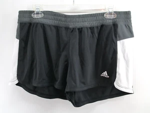 Adidas shorts Women black running Training shorts Large NEW Aeroready - Picture 1 of 8