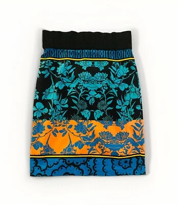 Falda lápiz floral Plenty by Tracy Reese con banda ancha elástica acanalada - 4 Foto 1 de 4