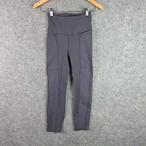 Cotton On Leggings Pants Womens Small Blue Pocket Activewear Gym Fitness 5203 - Picture 1 of 14