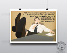 DAVID BRENT (If you can keep your head)  Minimalist Poster Art Posteritty Office