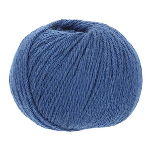 50g Baby Alpaka-Strickwolle DK in jeansblau (GP: 19,40 Euro/100g) - Picture 1 of 1