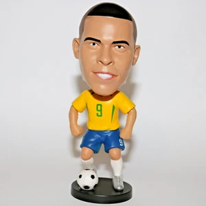 Bobblehead Football Figure - Ronaldo R9 - Brazil National Team - ~10cm tall - Picture 1 of 5