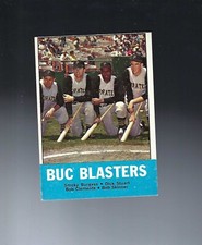 1963 Topps Buc Blasters Roberto Clemente  Dick Stuart Burgess # 18 EXCELLENT OC