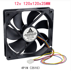 DC 12V 0.25A 4PIN 12CM 12025 Chassis brushless cooling fan