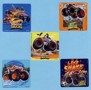 10 Hot Wheels Monster Trucks Shake Up - Large Stickers - Party Favors - Rewards - Picture 1 of 1