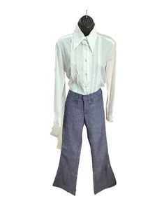 Pantalón acampanado Hipster años 70 - Imagen 1 de 4