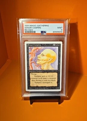 ⚫️ 1994 Magic the Gathering Revised 3rd Edition SENGIR VAMPIRE PSA 9 Black ⚫️  - Image 1 of 2