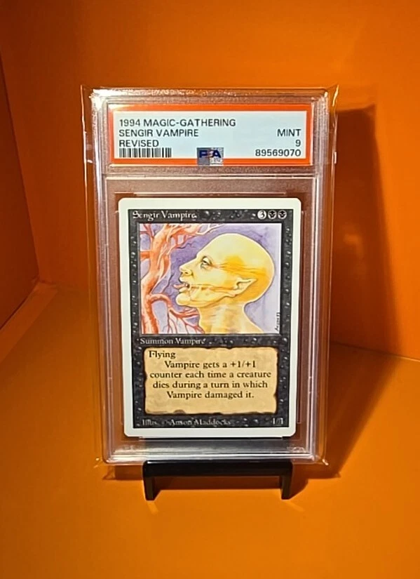 ⚫️ 1994 Magic the Gathering Revised 3rd Edition SENGIR VAMPIRE PSA 9 Black ⚫️  - Image 1 of 2