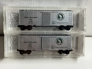 MICRO TRENES 93-12 GREAT NORTH GN 1993 PAQUETE DE 2 40' CAJA 2ª ANNIV NSC ESPECIAL N - Imagen 1 de 3