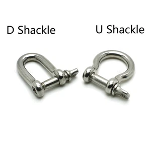 2 piezas Pin de tornillo de grillete de anclaje en U/D de acero inoxidable para pulsera Paracord - Imagen 1 de 5