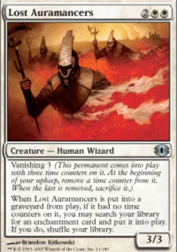 Lost Auramancers ~ Lightly Played Future Sight MTG Magic UltimateMTG White Card - Image 1 of 1