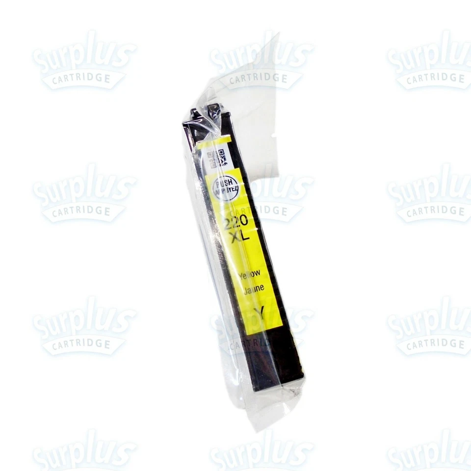 Genuine Epson 220XL Yellow Ink WF2630 WF2660 XP420 WF2650 XP424 XP320  - Image 1 of 1