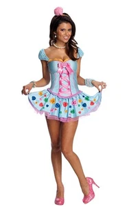 DISFRAZ DE MUJER SWEETHEART CANDY LOLLY ADULTO - Imagen 1 de 2