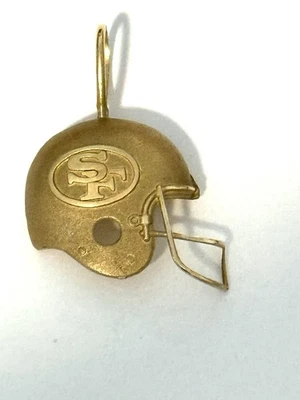 Genial colgante San Francisco 49’s, oro de 14 quilates Foto 1 de 4