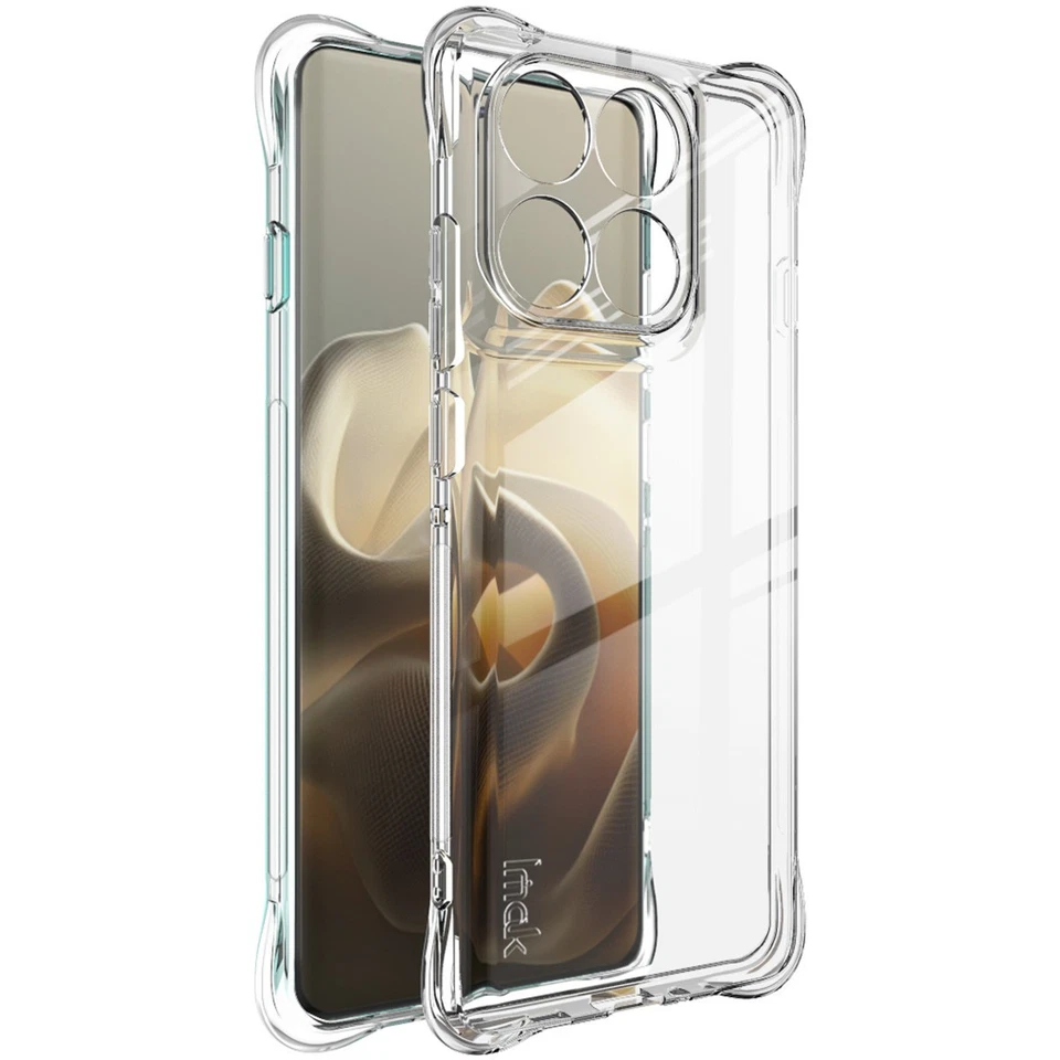 Funda blanda antigotas TPU transparente/mate sensación arenosa para Moto Edge 60 Pro Imak Airbag Foto 1 de 4