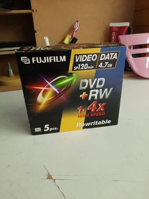 DVD-RW Fujifilm Video SP 120min Data 4.7GB OVP 5 pcs - Bild 1 von 4