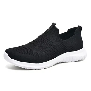 Women's Walking Tennis Shoes Knit Lightweight Slip on Breathable Mesh Comfort... - Picture 1 of 7