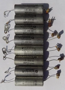 SPRAGUE Vitamin Q Capacitors 1.0 µF 300VDC - 86P10503S1 (Lot of 8 pcs) - Picture 1 of 23