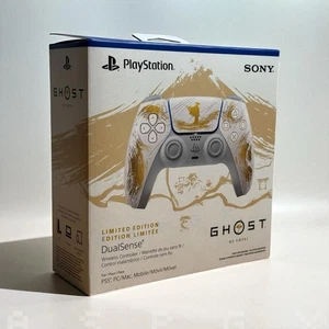 PlayStation 5 DualSense Controller Ghost of Yotei Gold Limited Edition - Ready - Picture 1 of 10