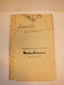 MUSTER ERGÄNZUNG MODI UND ARBEIT Januar 1973 TISCHDECKE STICKEREI KURZWAREN - Bild 1 von 1