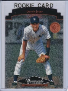 DEREK JETER ROOKIE CARD Upper Deck SP Die-Cut New York Yankees Baseball RARE RC! - Picture 1 of 2