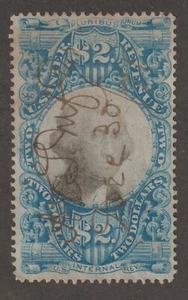 EDSROOM-17823 US Revenue R123 Used 1871 Washington CV$25 - Picture 1 of 2