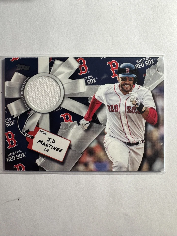 K272,789 - 2019 Topps Walmart Holiday Relics #WHRJM J.D. Martinez - Image 1 of 1